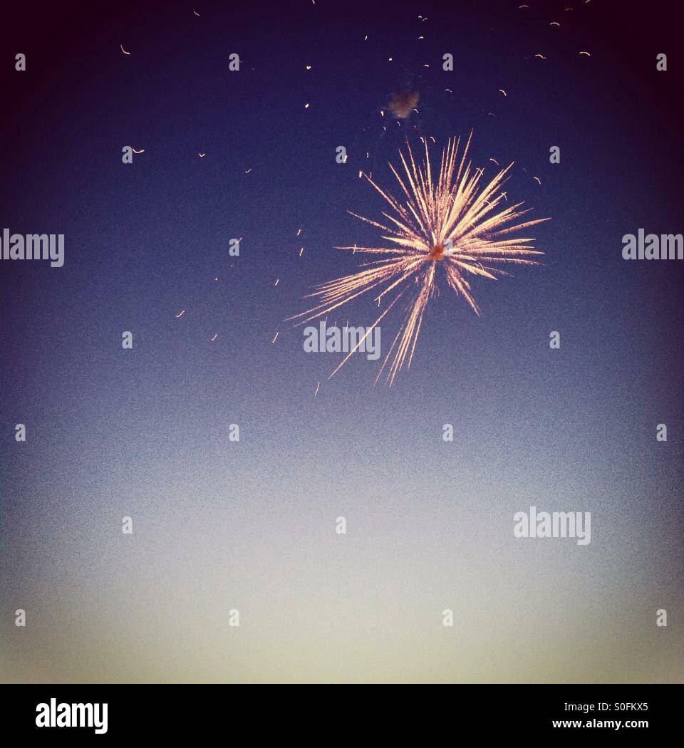 4th of July fireworks in Michigan Stock Photo Alamy