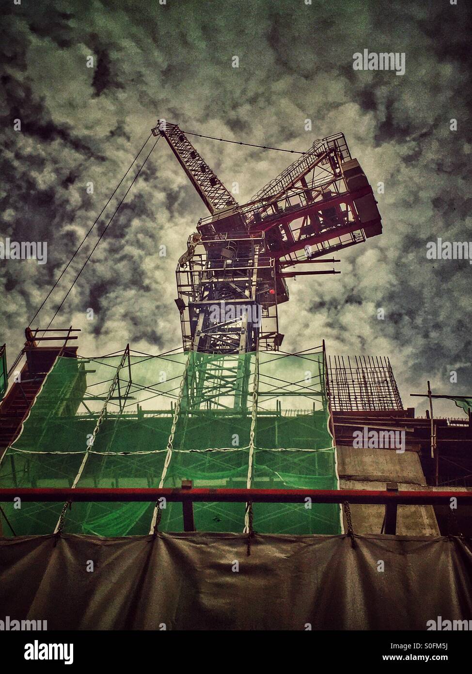 The builder. - Smartphone Captured Stock Image