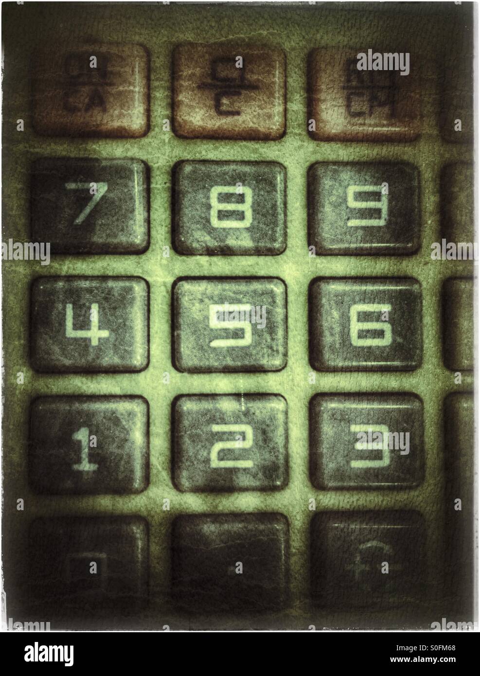 Numbers. - Smartphone Captured Stock Image