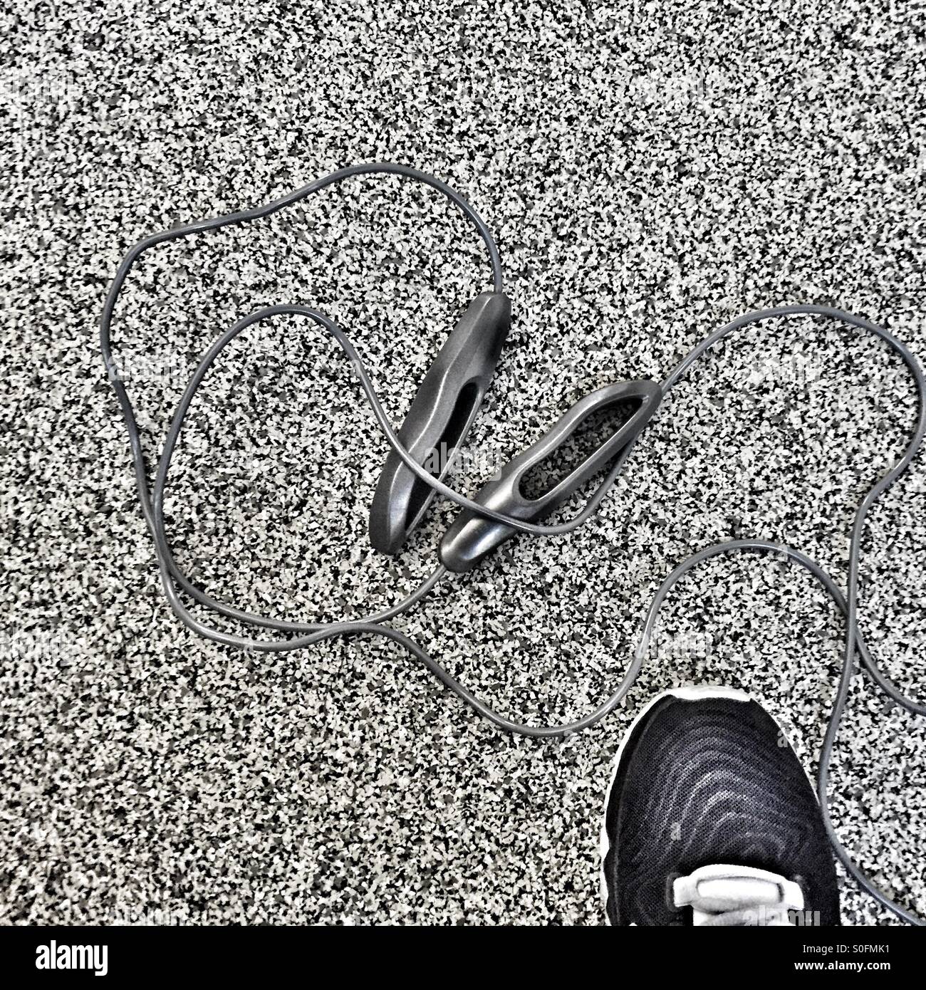 A Jump Rope On The Floor Stock Photo 310132117 Alamy