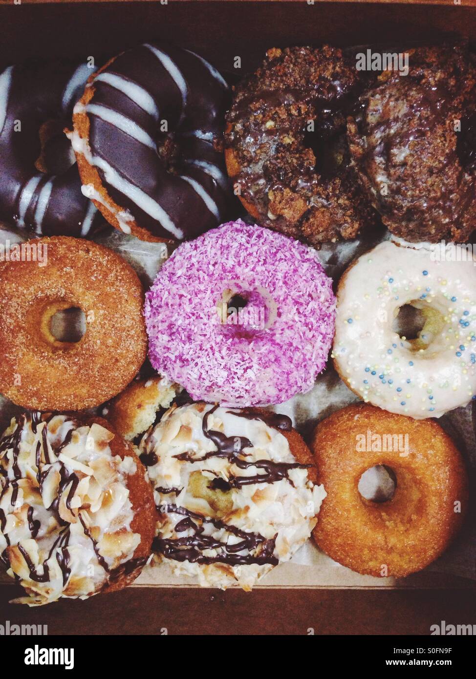Vegan donuts Stock Photo
