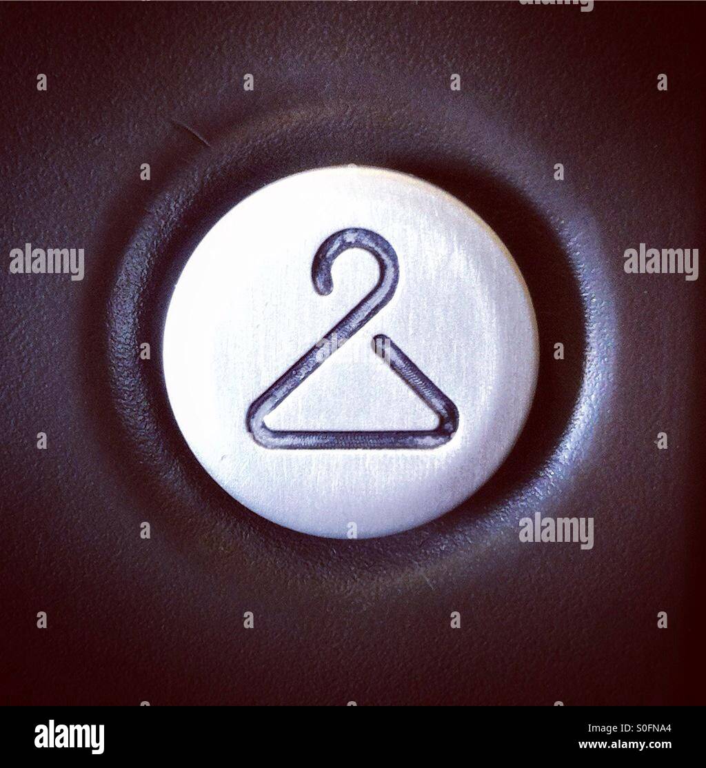 Hanger icon - Smartphone Captured Stock Image