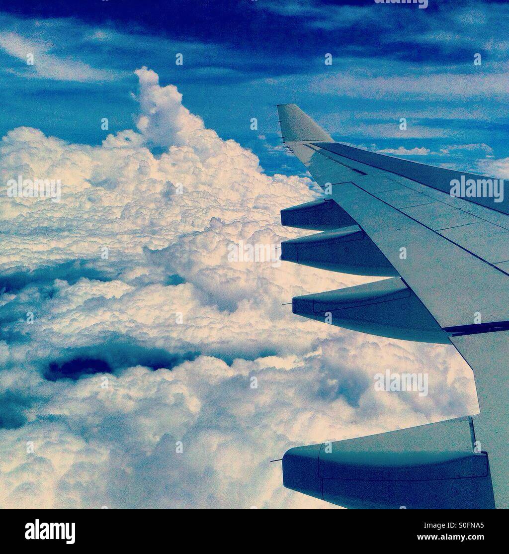 Sea of clouds - Smartphone Captured Stock Image