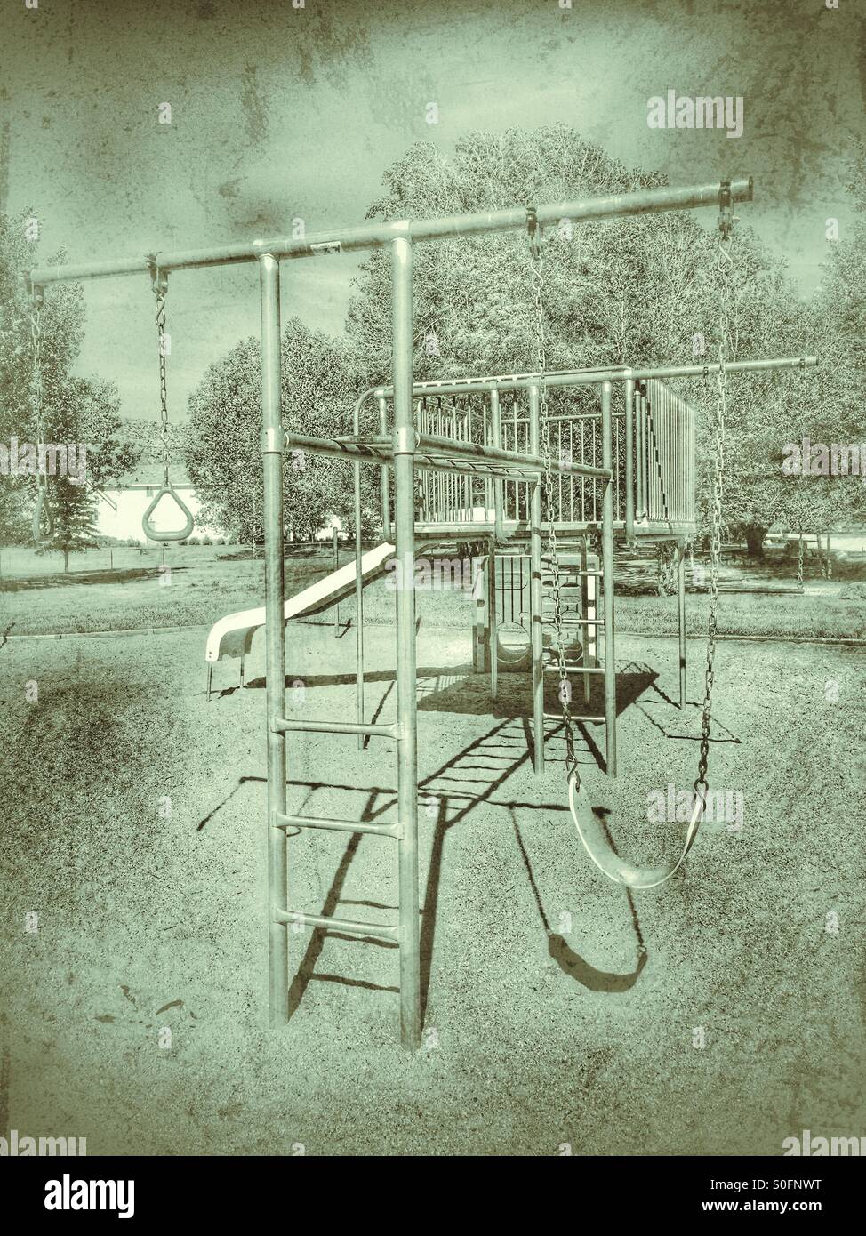 Childrens playground equipment hi-res stock photography and images - Alamy