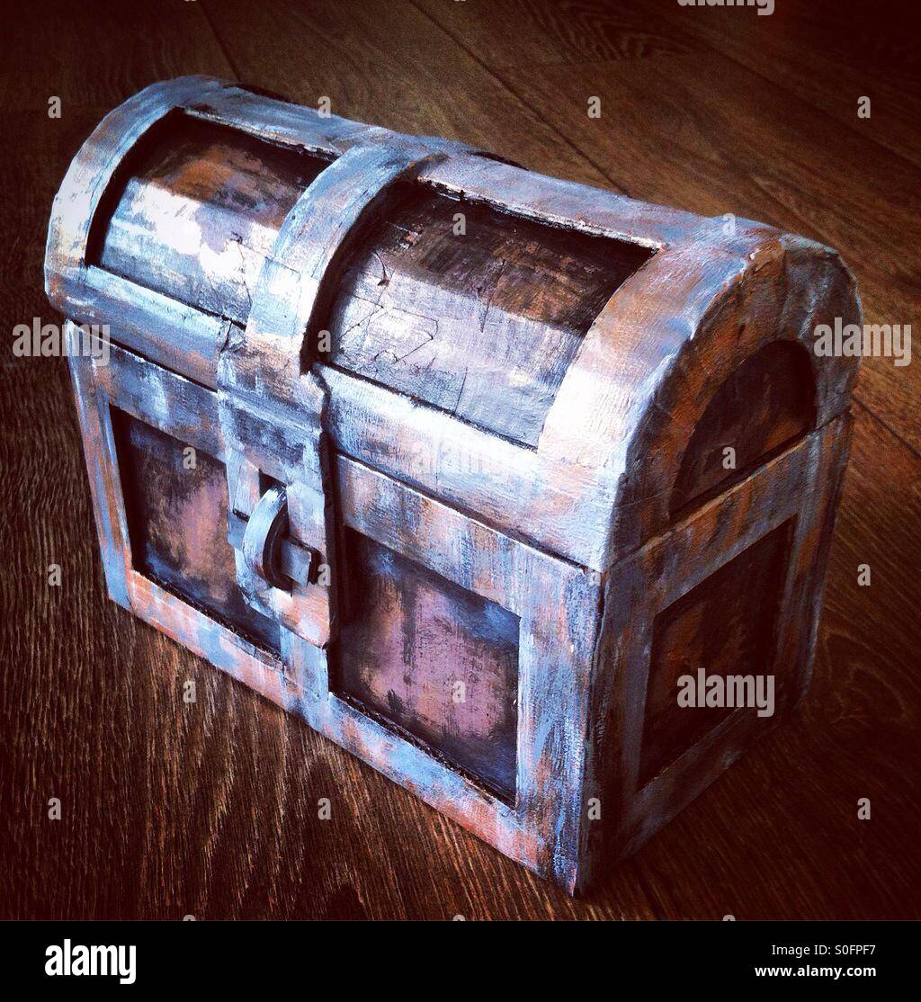 Treasure chest - Smartphone Captured Stock Image