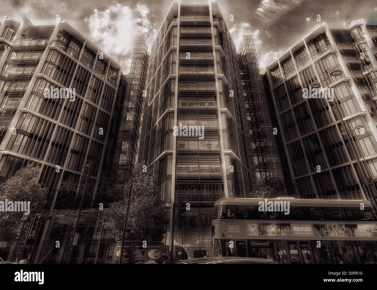 London high rise - Smartphone Captured Stock Image