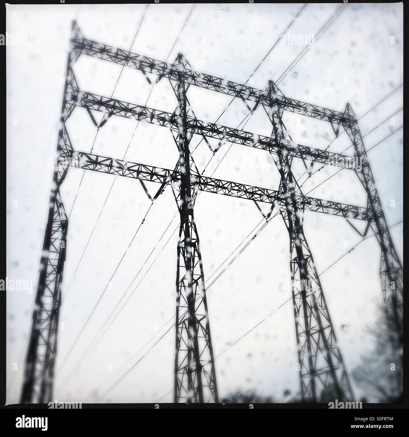 Hydro Tower - Smartphone Captured Stock Image