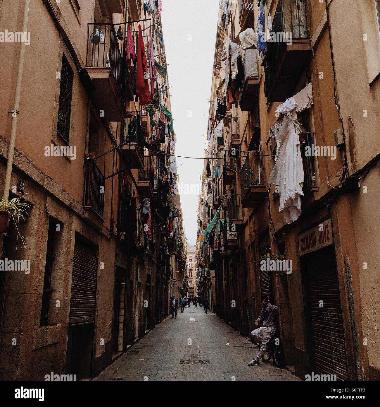 Barcelona - El Raval Stock Photo