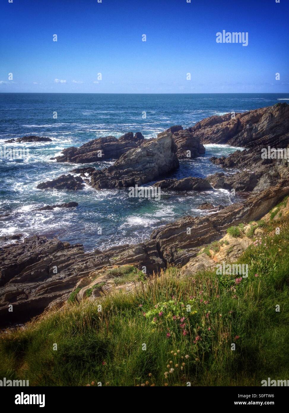 Cantabrian coast Stock Photo