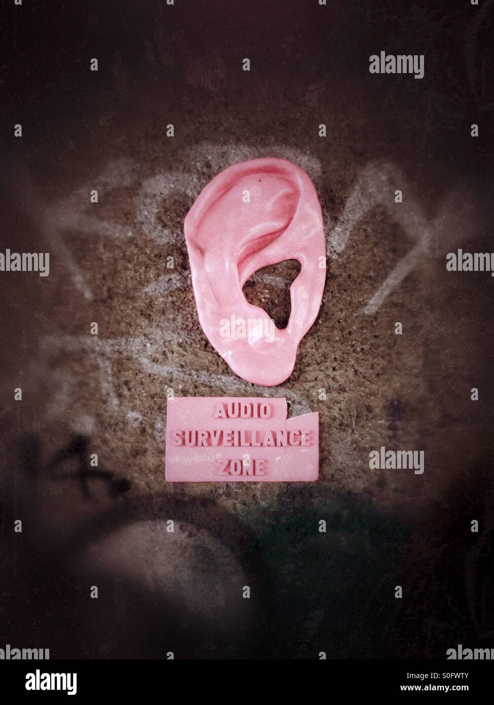 Surveillance - Smartphone Captured Stock Image