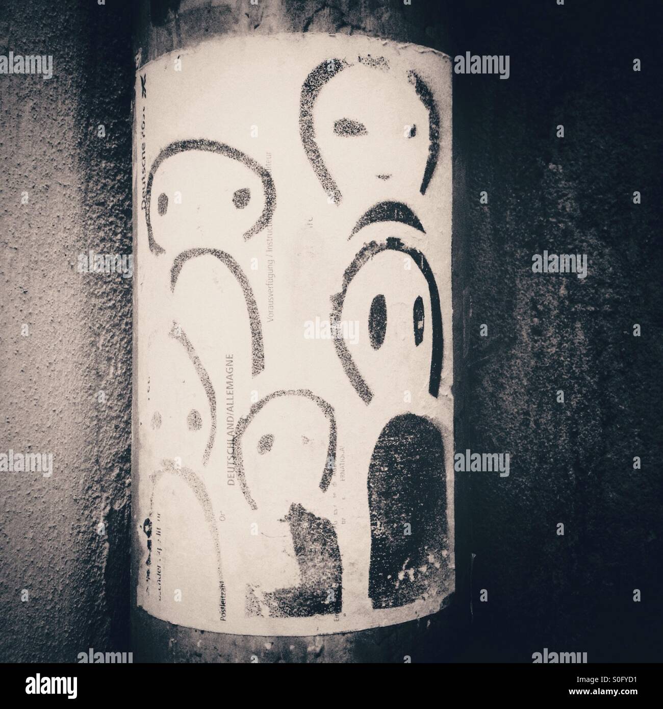 Faces - Smartphone Captured Stock Image