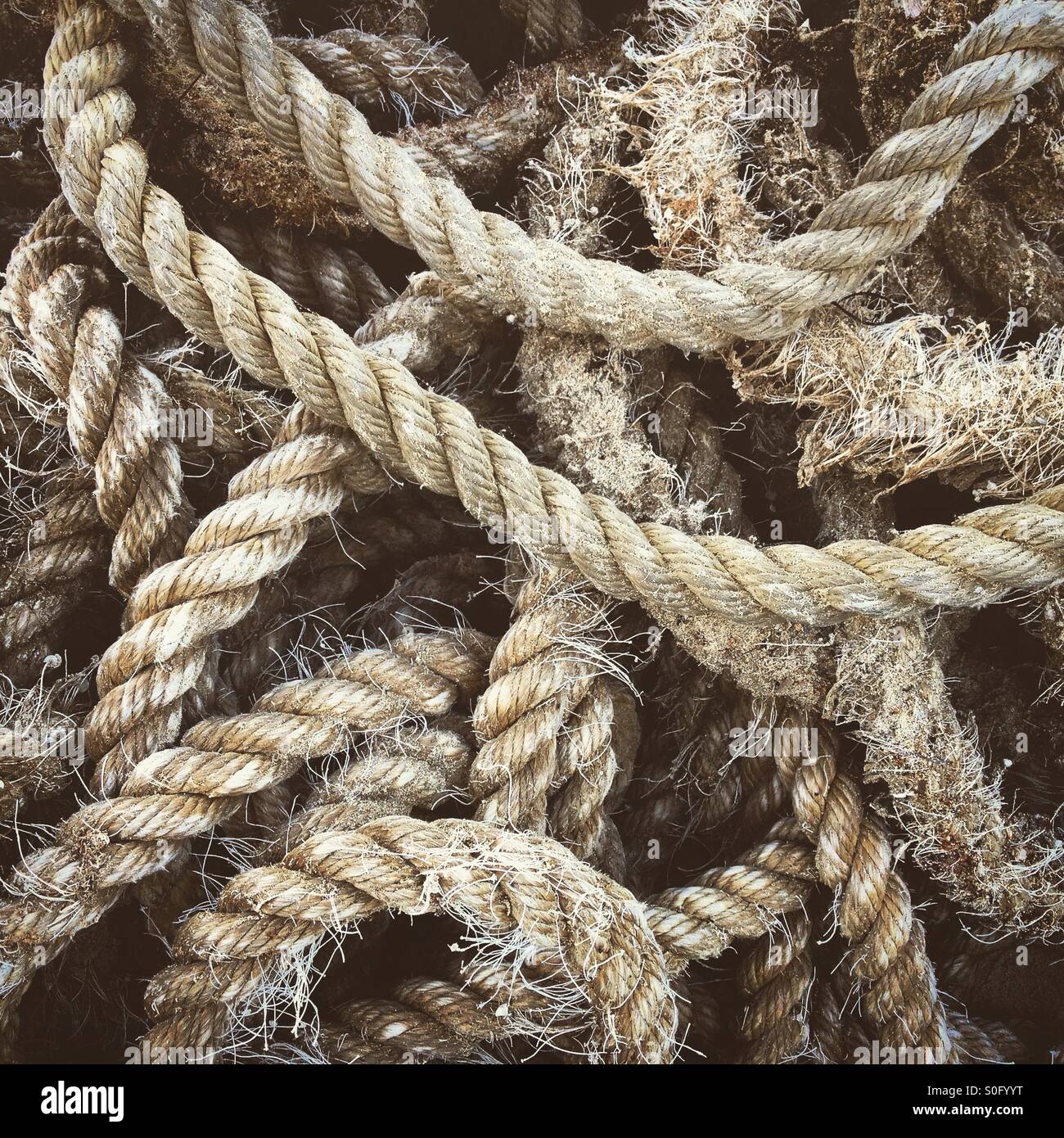 Line for boat - Smartphone Captured Stock Image