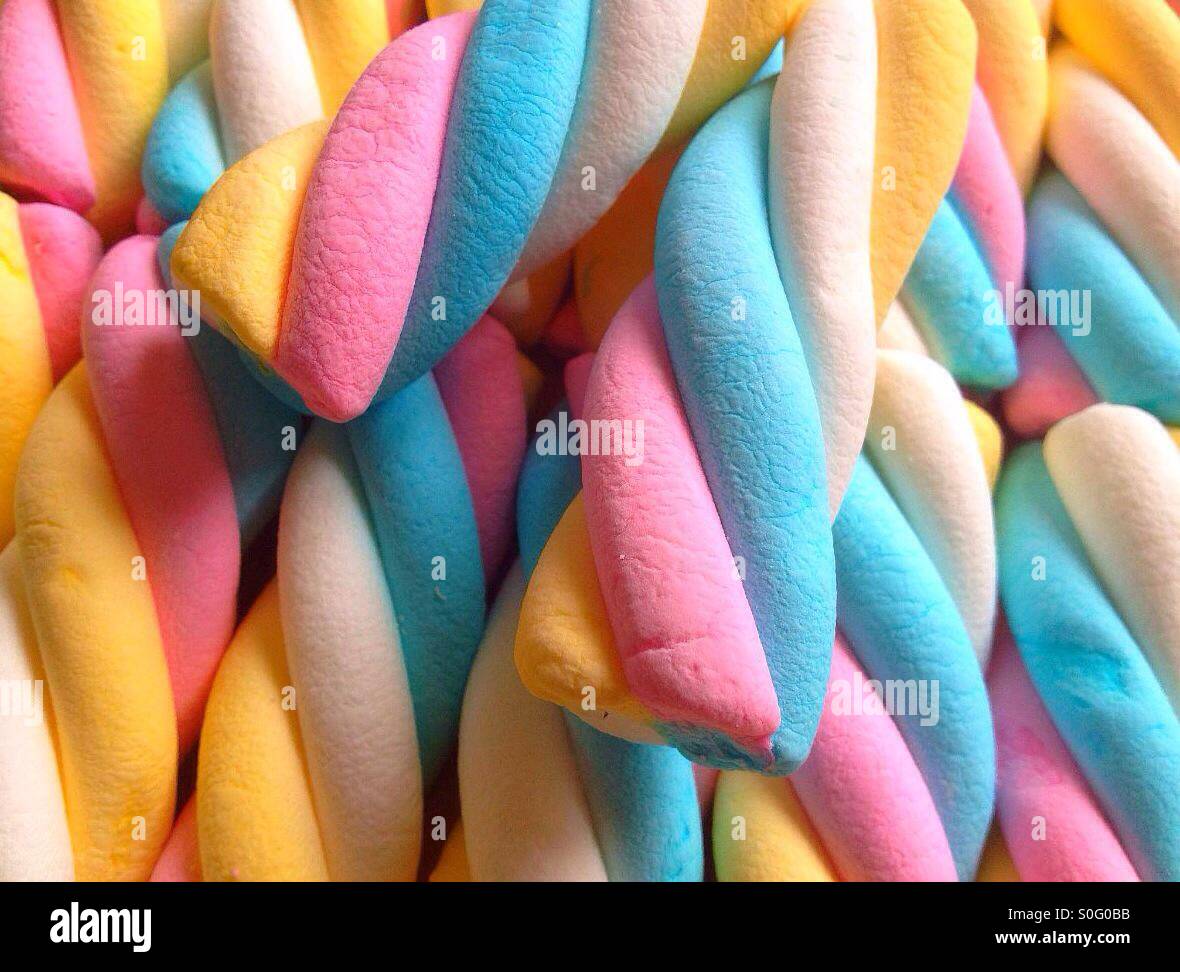 Colorful marshmallow - Smartphone Captured Stock Image