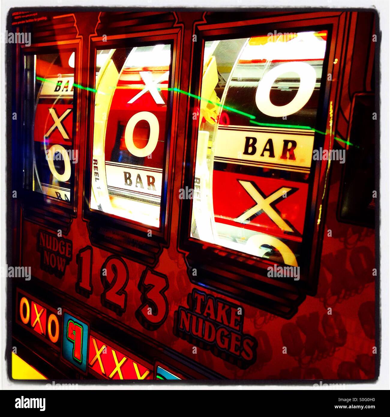Slots - Smartphone Captured Stock Image