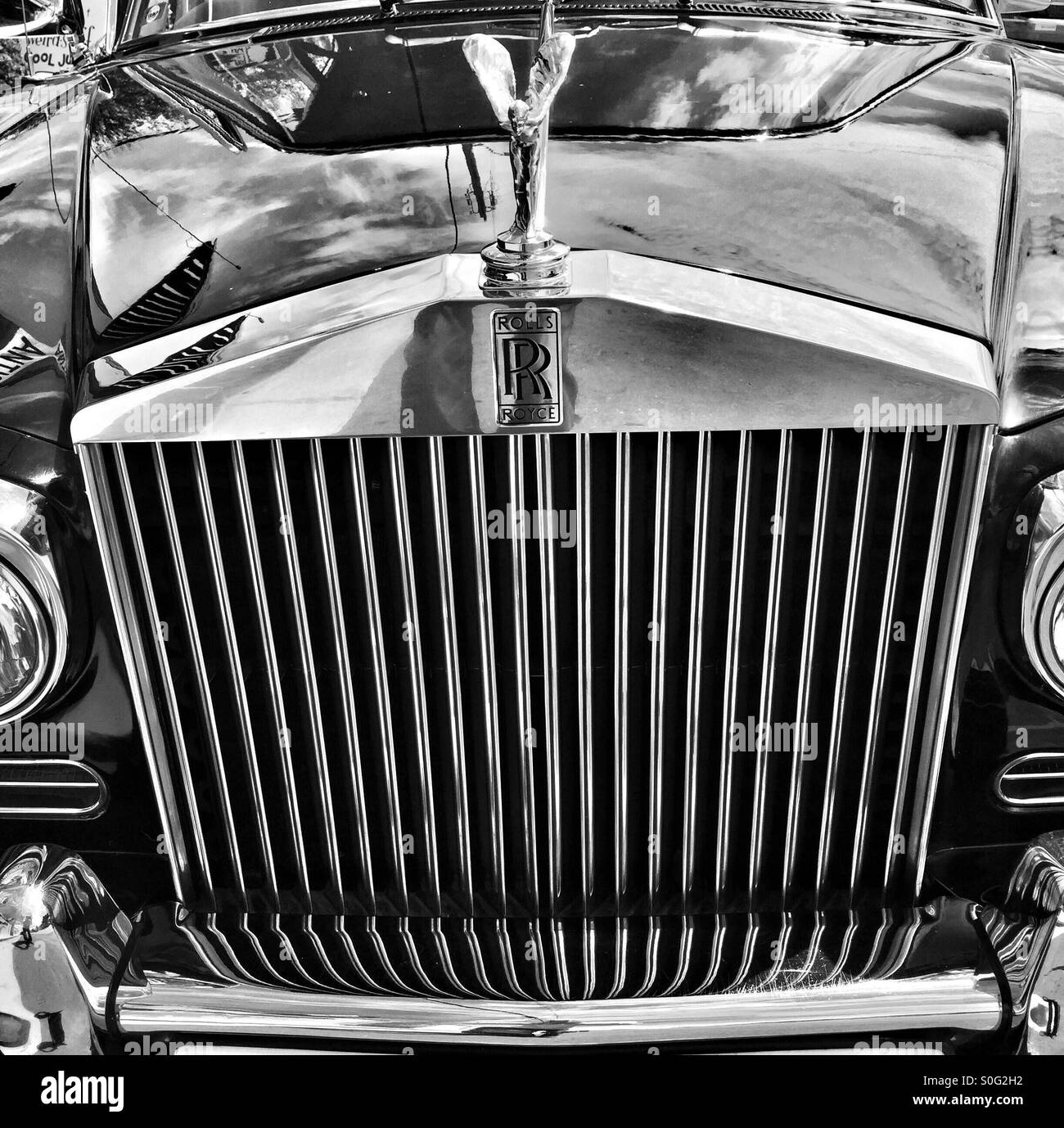 Rolls Royce 1969 vehicle Flying Lady Stock Photo