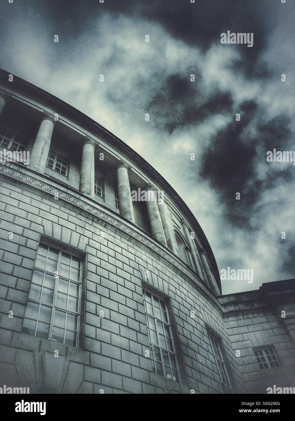 Manchester public library building - Smartphone Captured Stock Image