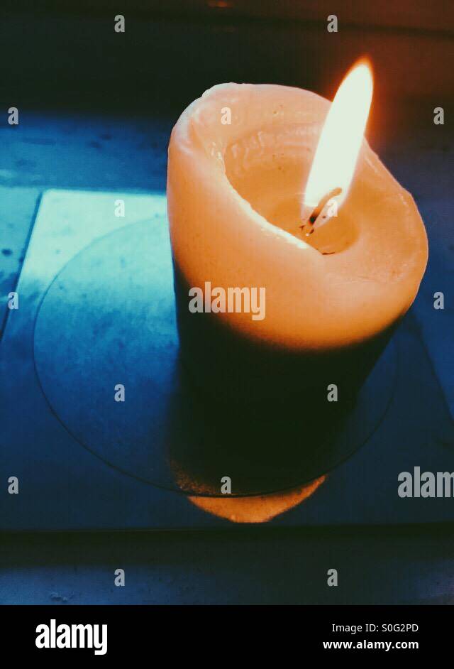 A little candle light Stock Photo Alamy