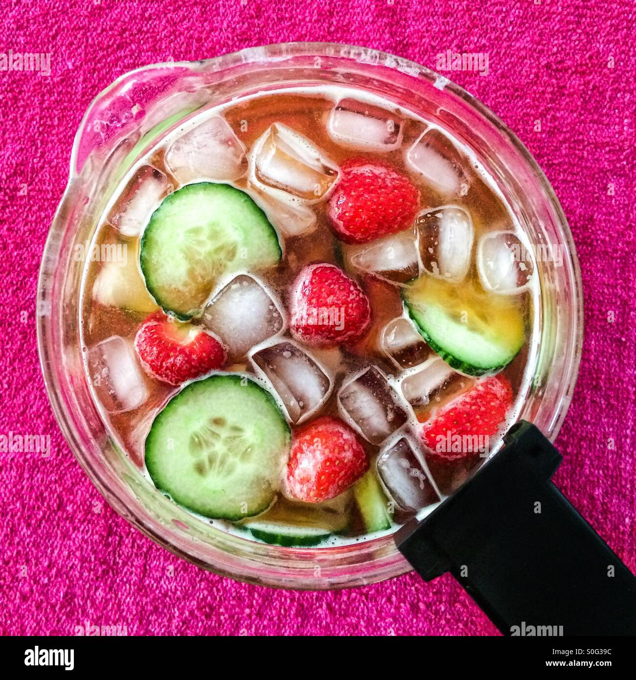 A jug of Pimms No. 1 drink Stock Photo Alamy