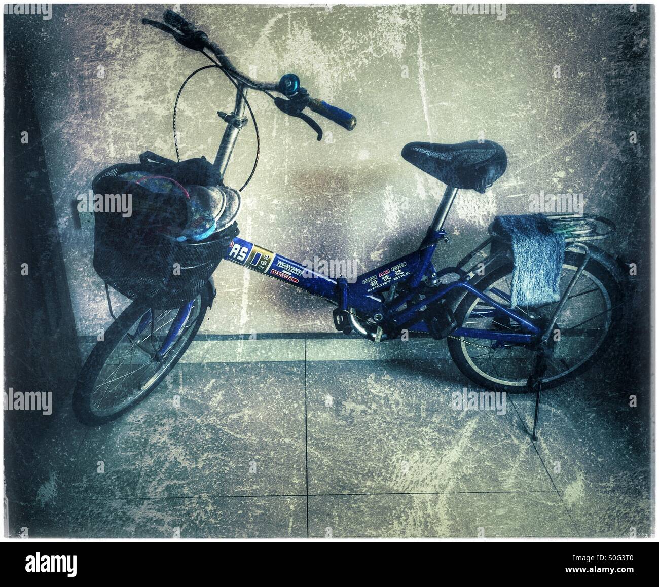 An electric bicycle. - Smartphone Captured Stock Image