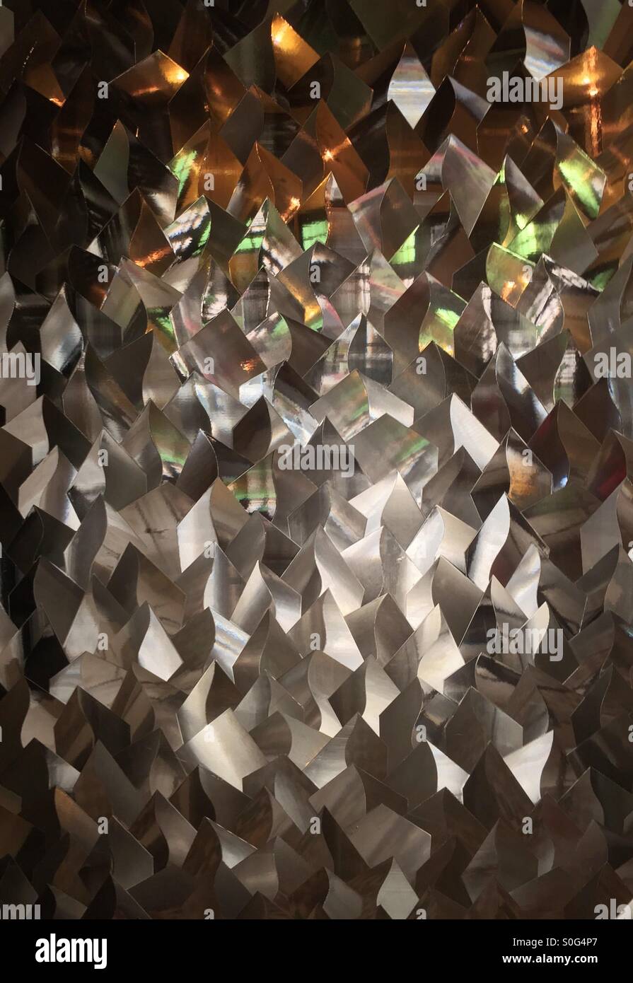 A glass door detail close up. - Smartphone Captured Stock Image