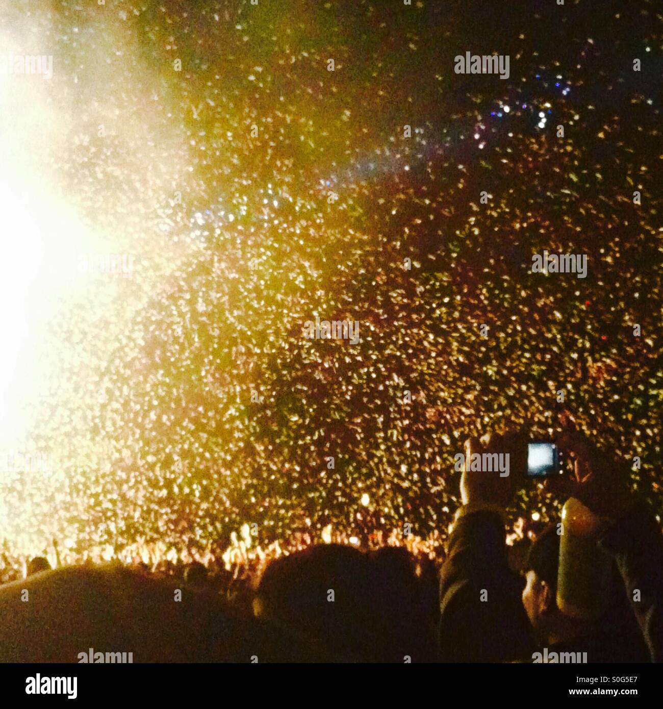 Music festival confetti hires stock photography and images Alamy