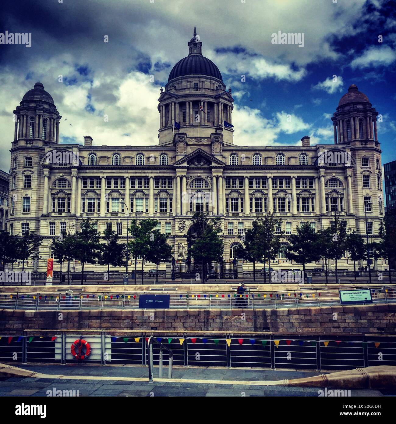 Port of Liverpool building, Liverpool Stock Photo