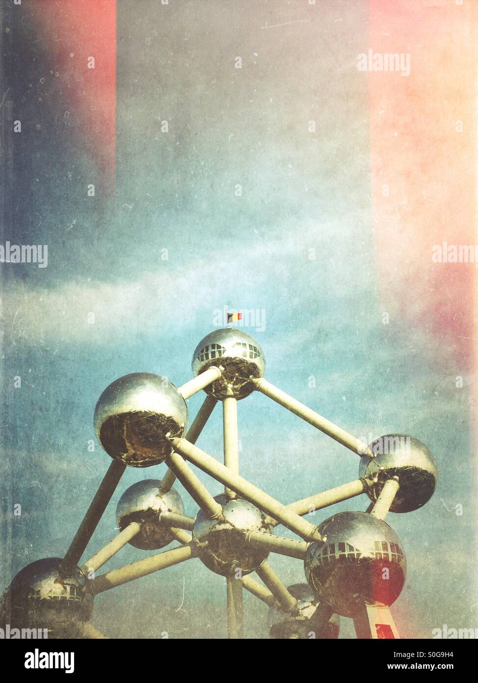 The Atomium, Brussels, Belgium - Smartphone Captured Stock Image