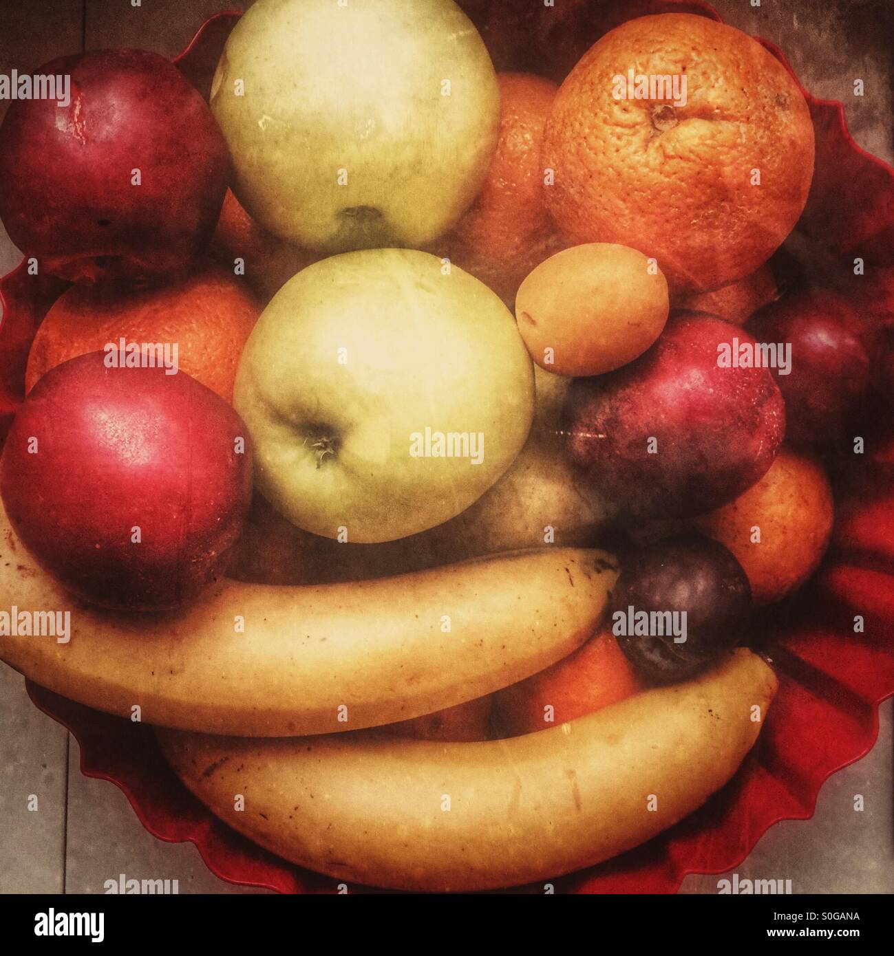 Fresh fruit basket - Smartphone Captured Stock Image