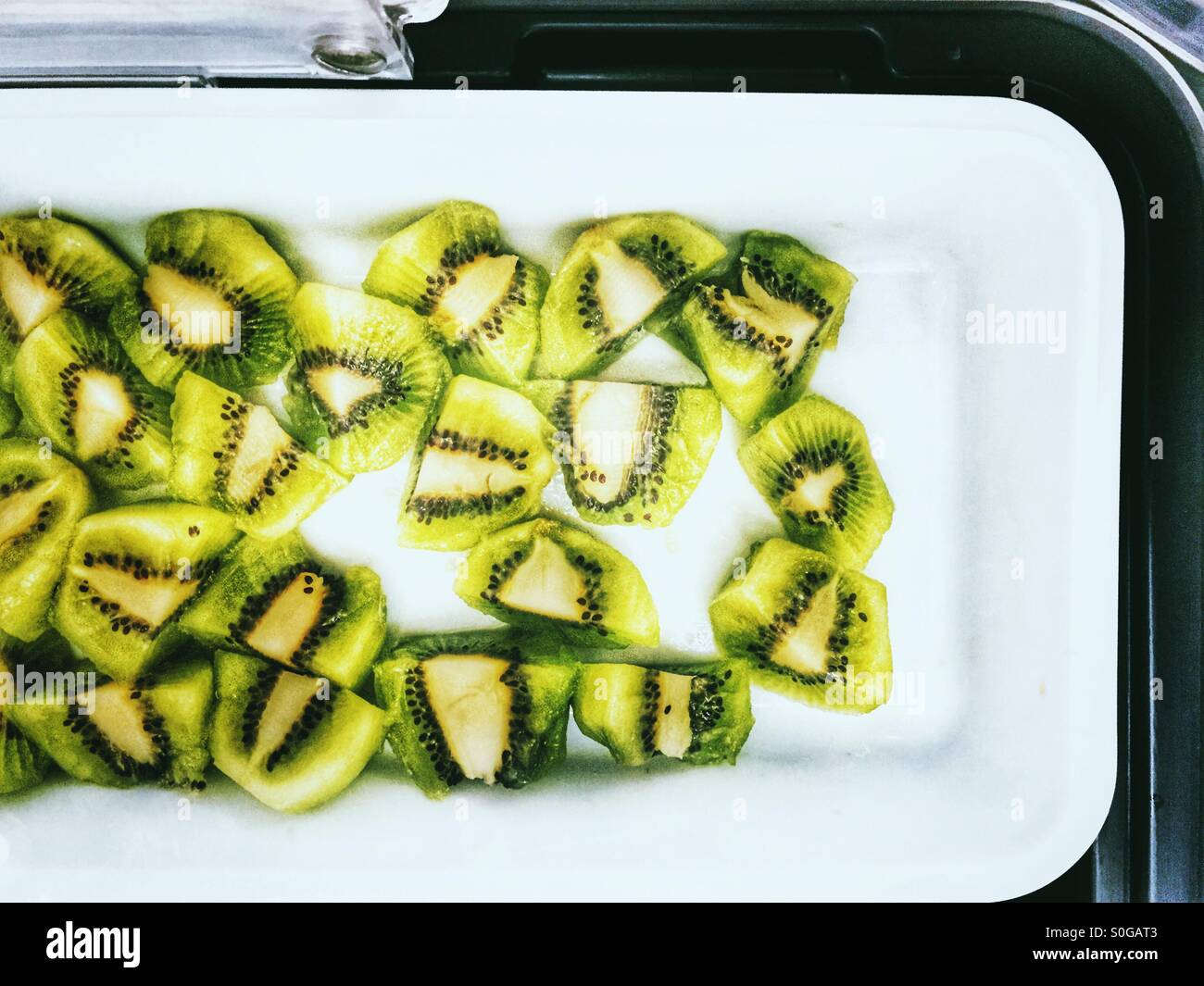 Sliced kiwis - Smartphone Captured Stock Image