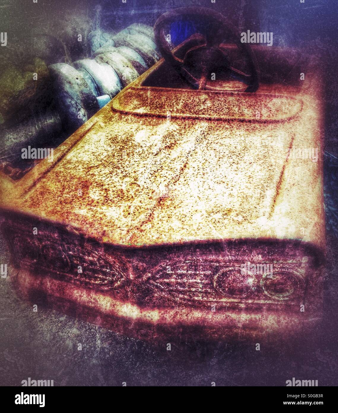 Vintage toy car hi-res stock photography and images - Alamy