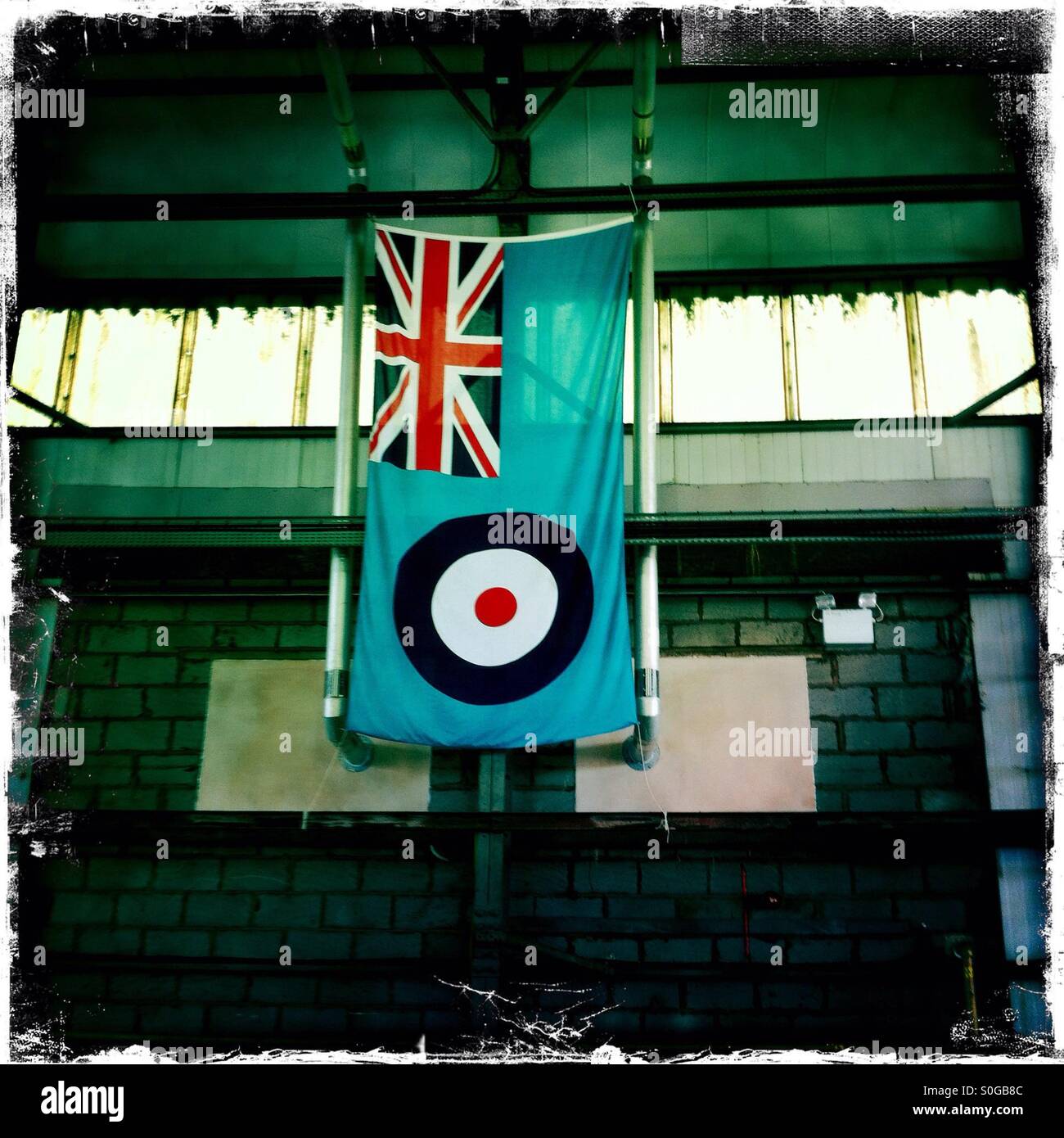 Royal Airforce Flag - Smartphone Captured Stock Image