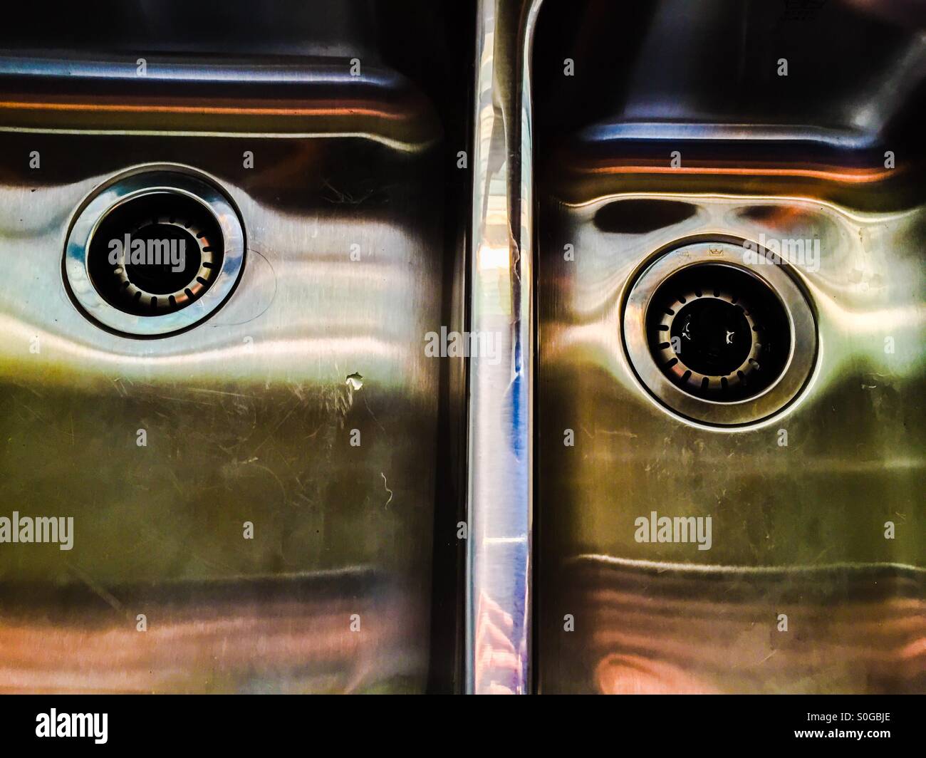 Double sink - Smartphone Captured Stock Image