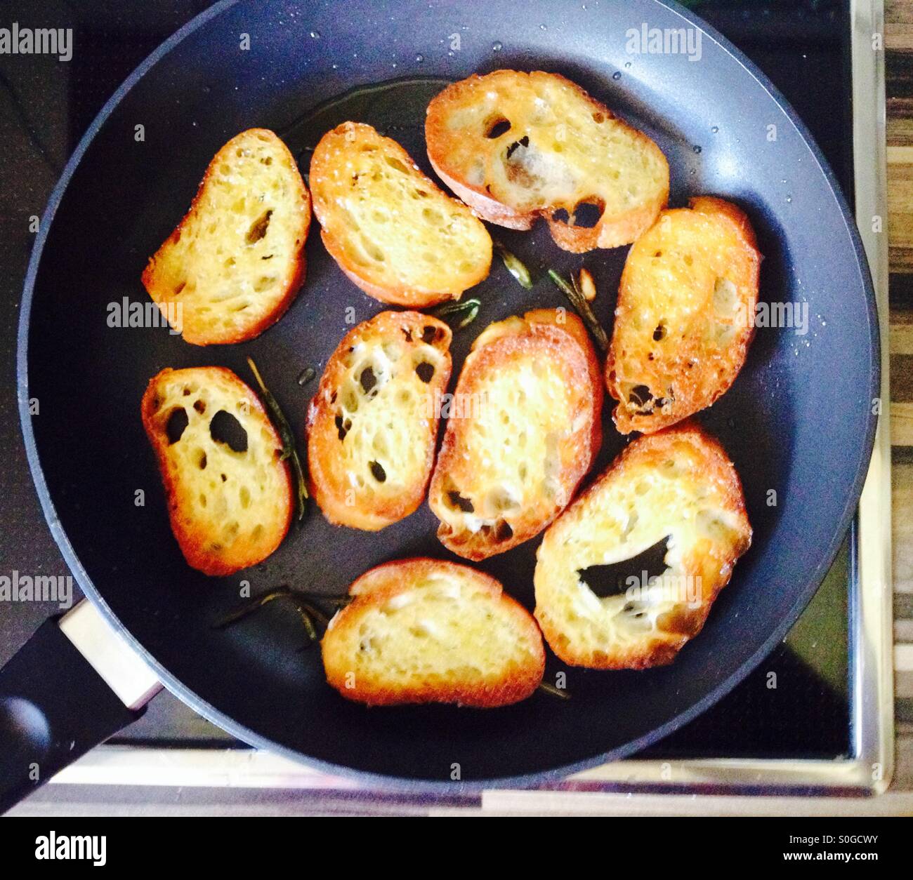 Bruschetta - Smartphone Captured Stock Image