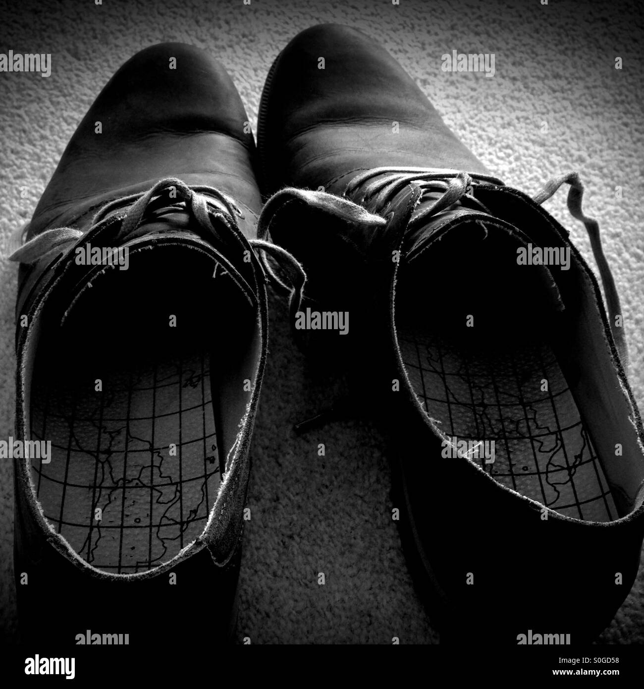 Manly shoe Black and White Stock Photos & Images Alamy
