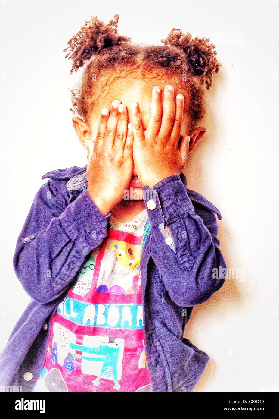 Peekaboo! - Smartphone Captured Stock Image