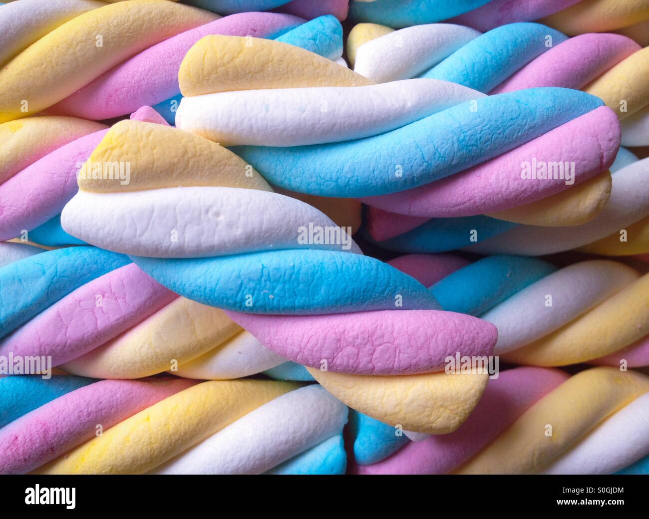 Colorful marshmallow - Smartphone Captured Stock Image