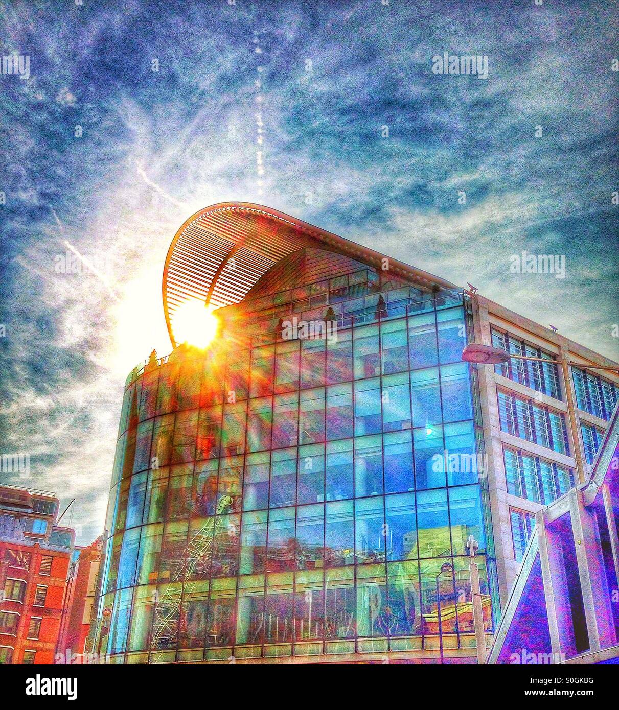 Office building, Victoria, London. - Smartphone Captured Stock Image