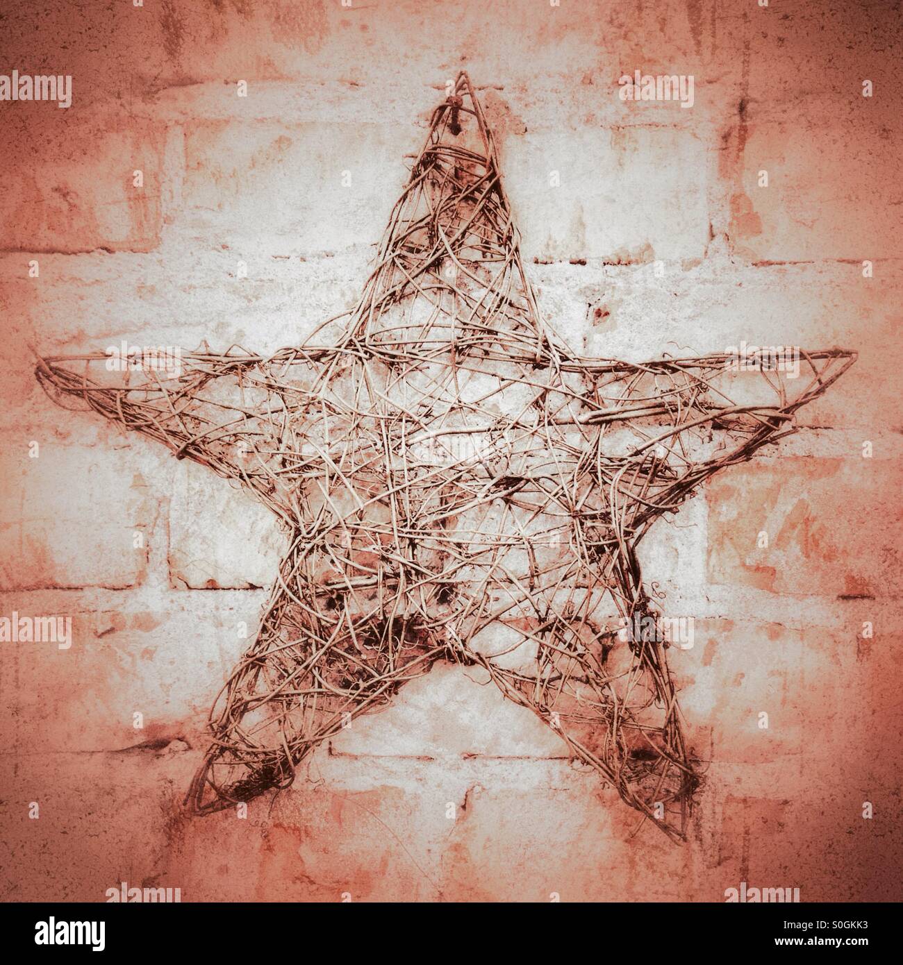 Pink Star - Smartphone Captured Stock Image