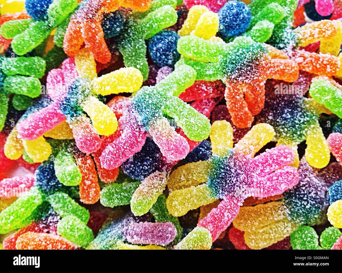 Colorful candies - Smartphone Captured Stock Image