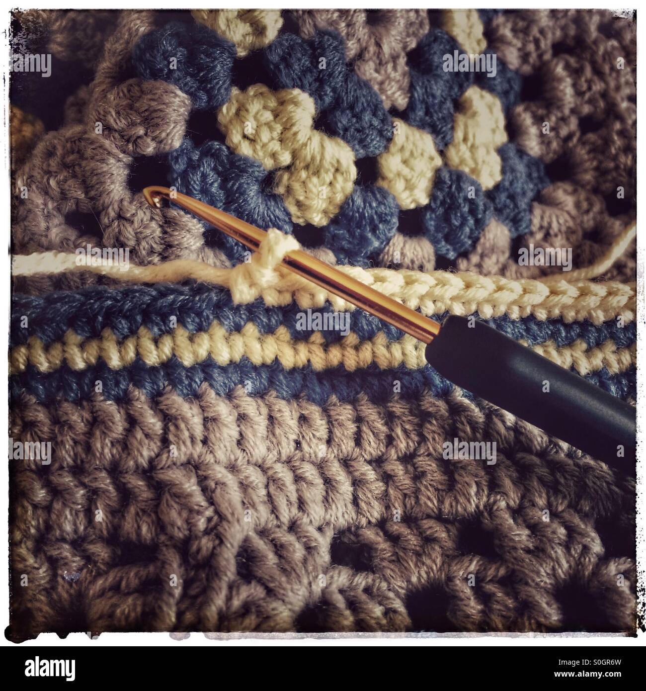 Crocheted blanket hi-res stock photography and images - Alamy