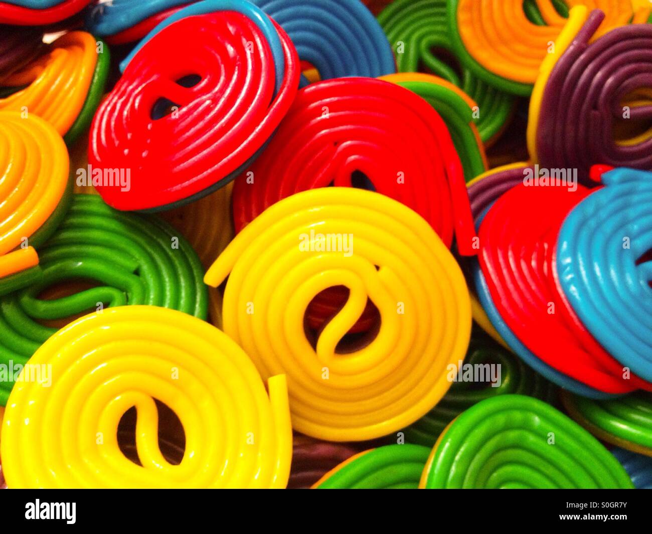 Colorful candies - Smartphone Captured Stock Image