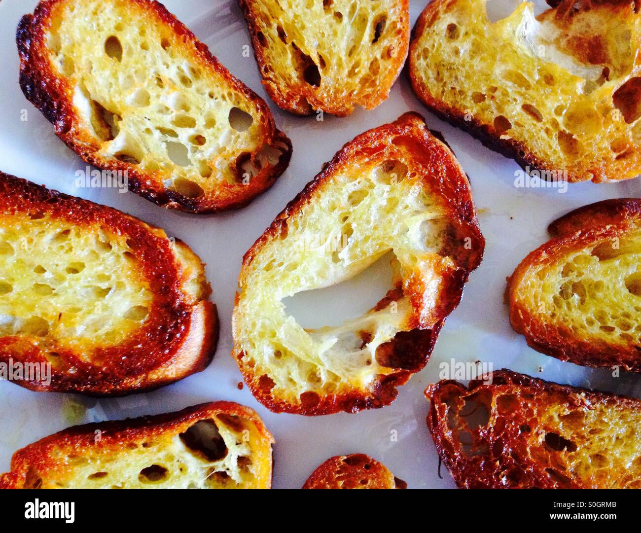 Italian bruschetta - Smartphone Captured Stock Image