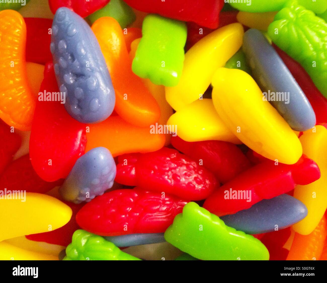 Colorful candies - Smartphone Captured Stock Image