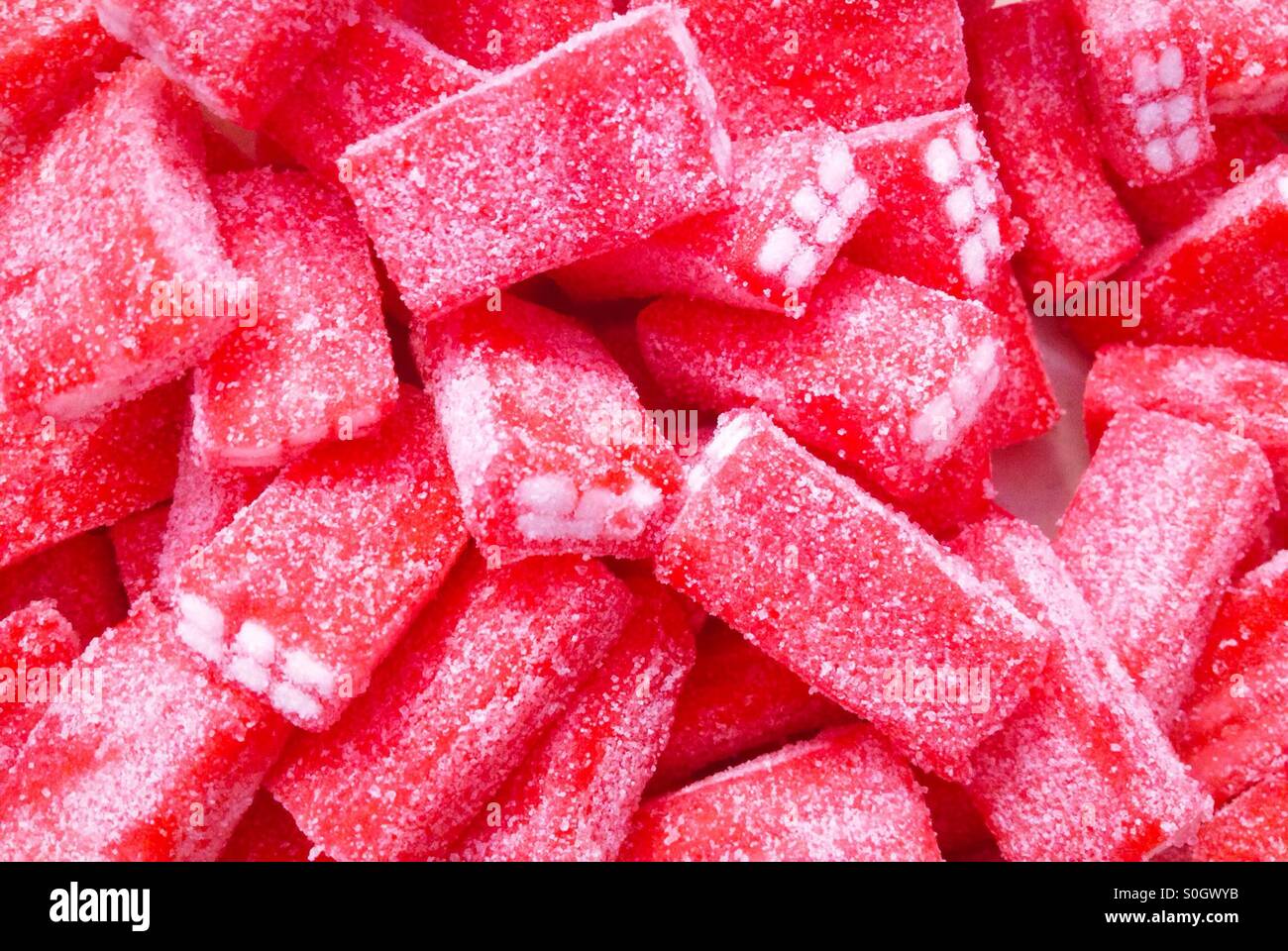 Red candies - Smartphone Captured Stock Image