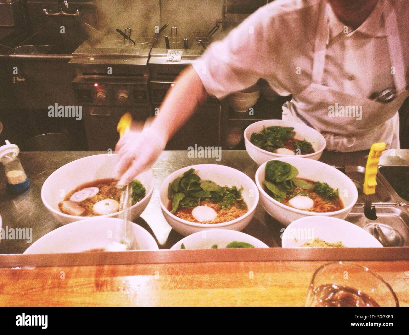Ramen restaurant Stock Photo