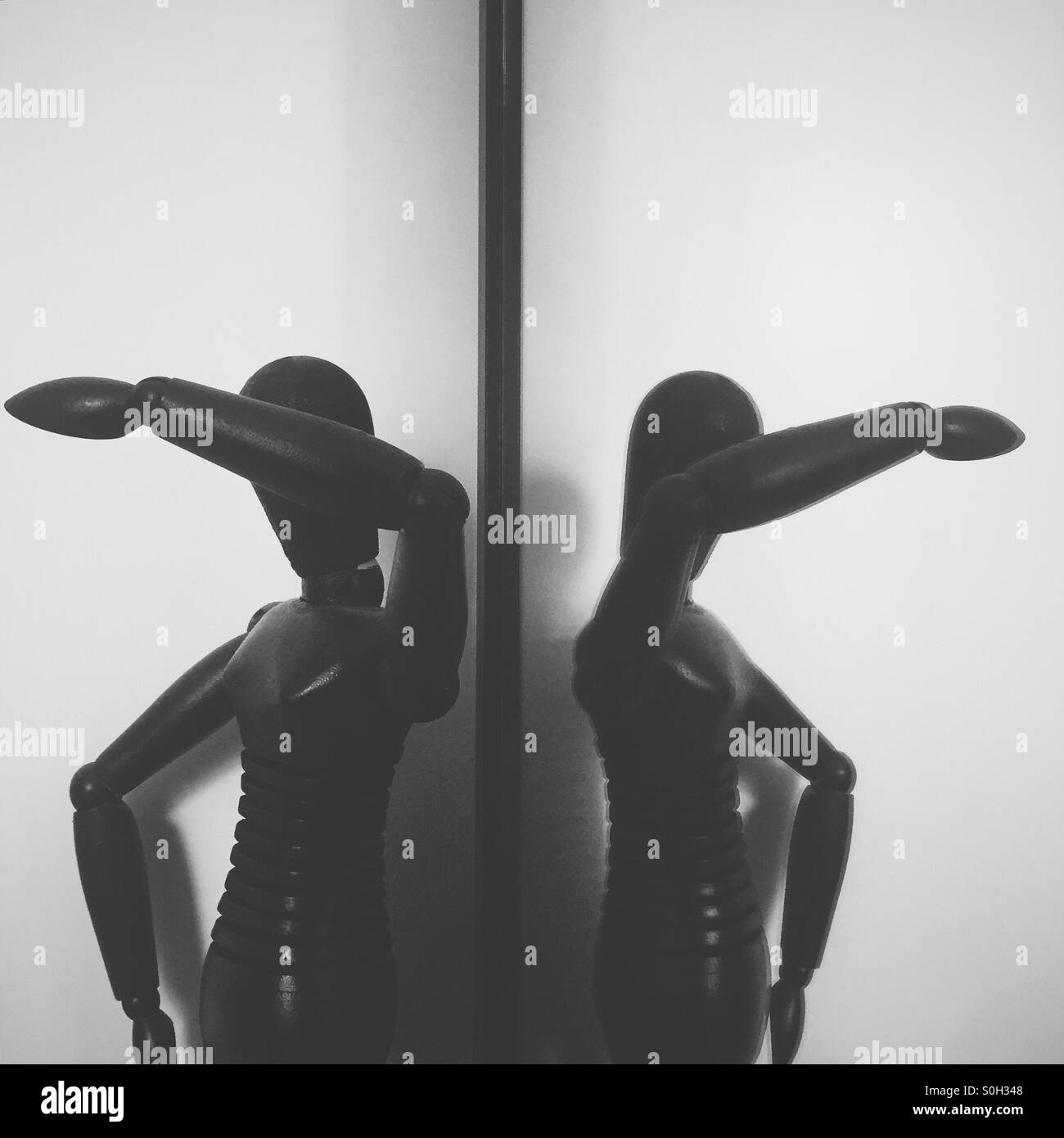 White mannequin Black and White Stock Photos & Images Alamy