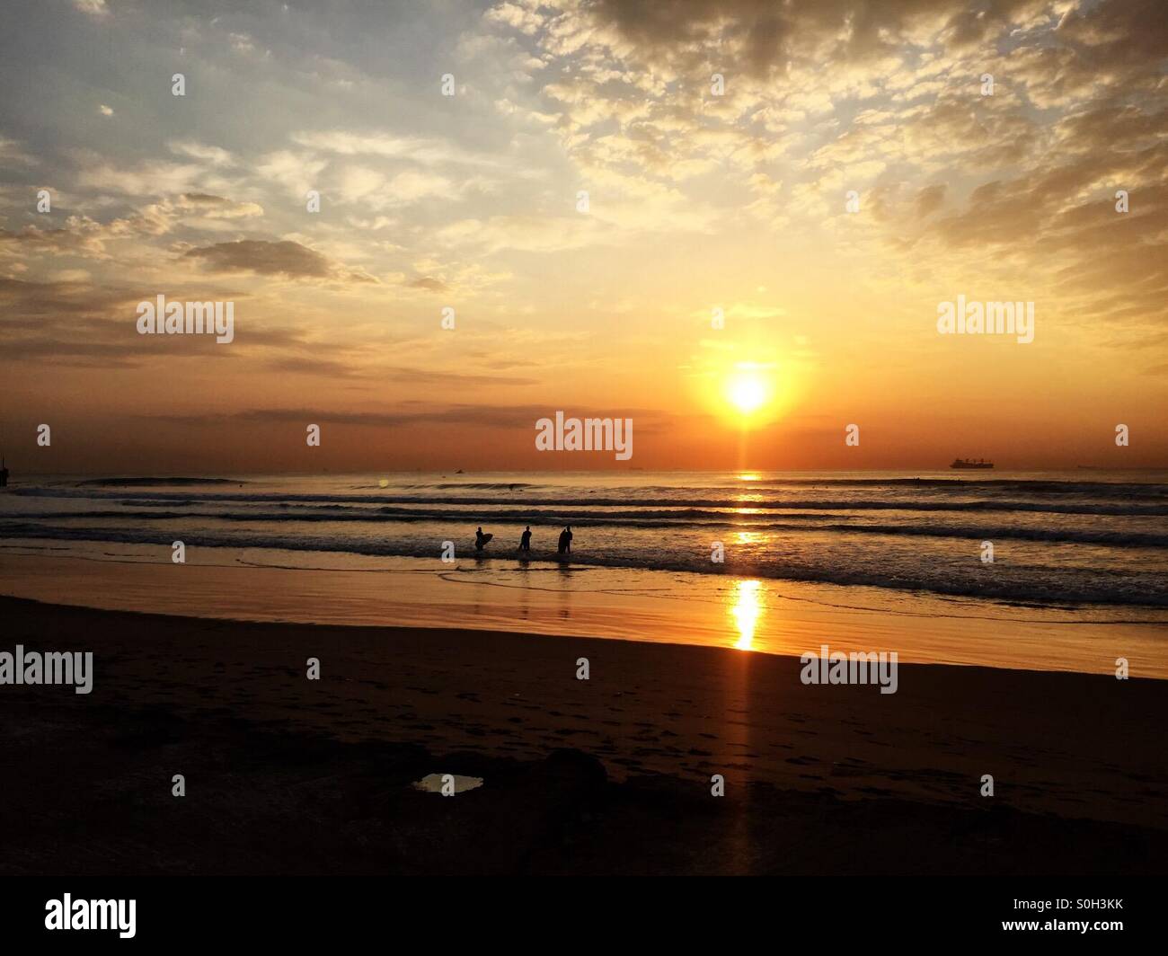 Early morning surf. Stock Photo