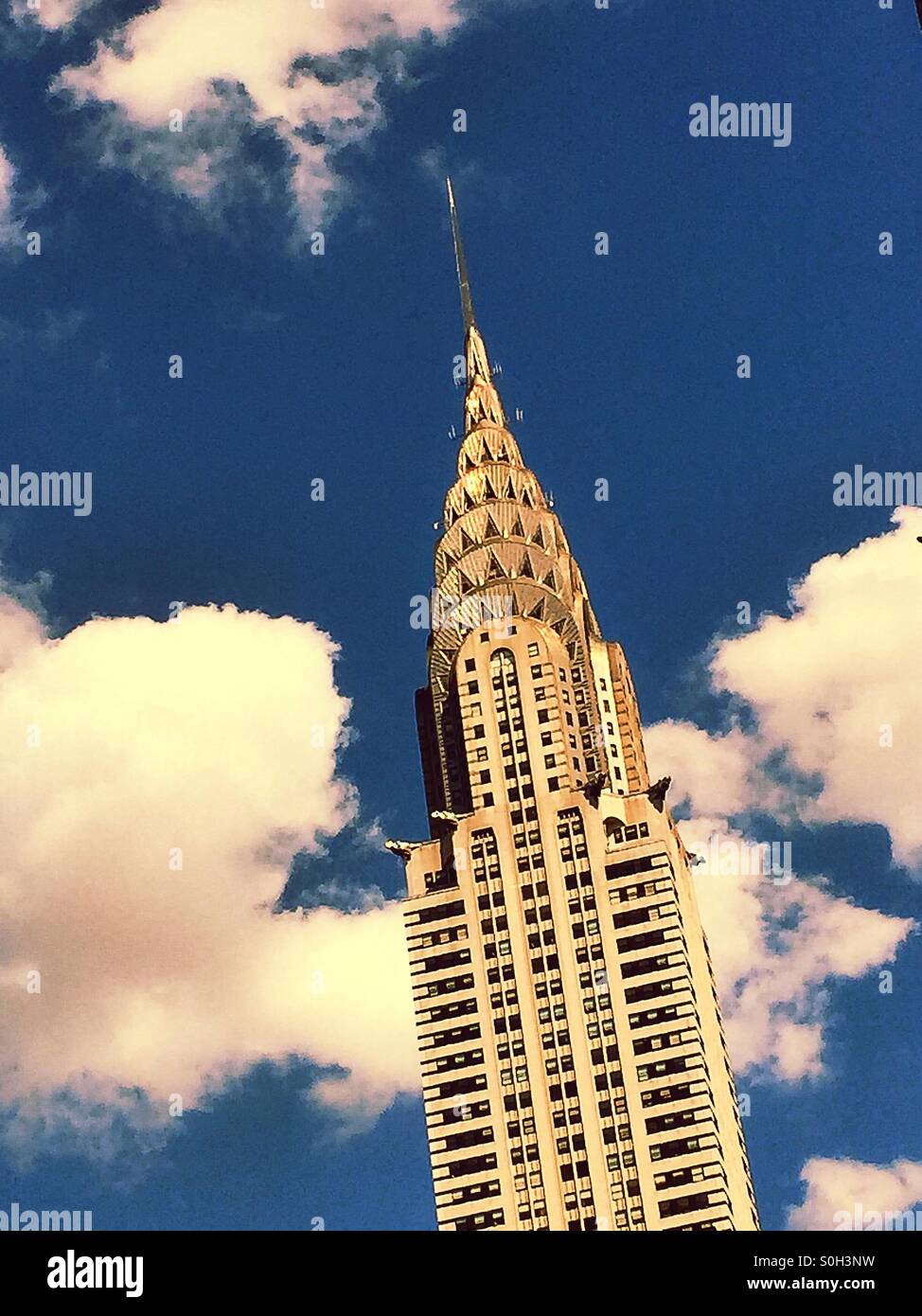 The iconic Chrysler building in New York City, USA - Smartphone Captured Stock Image
