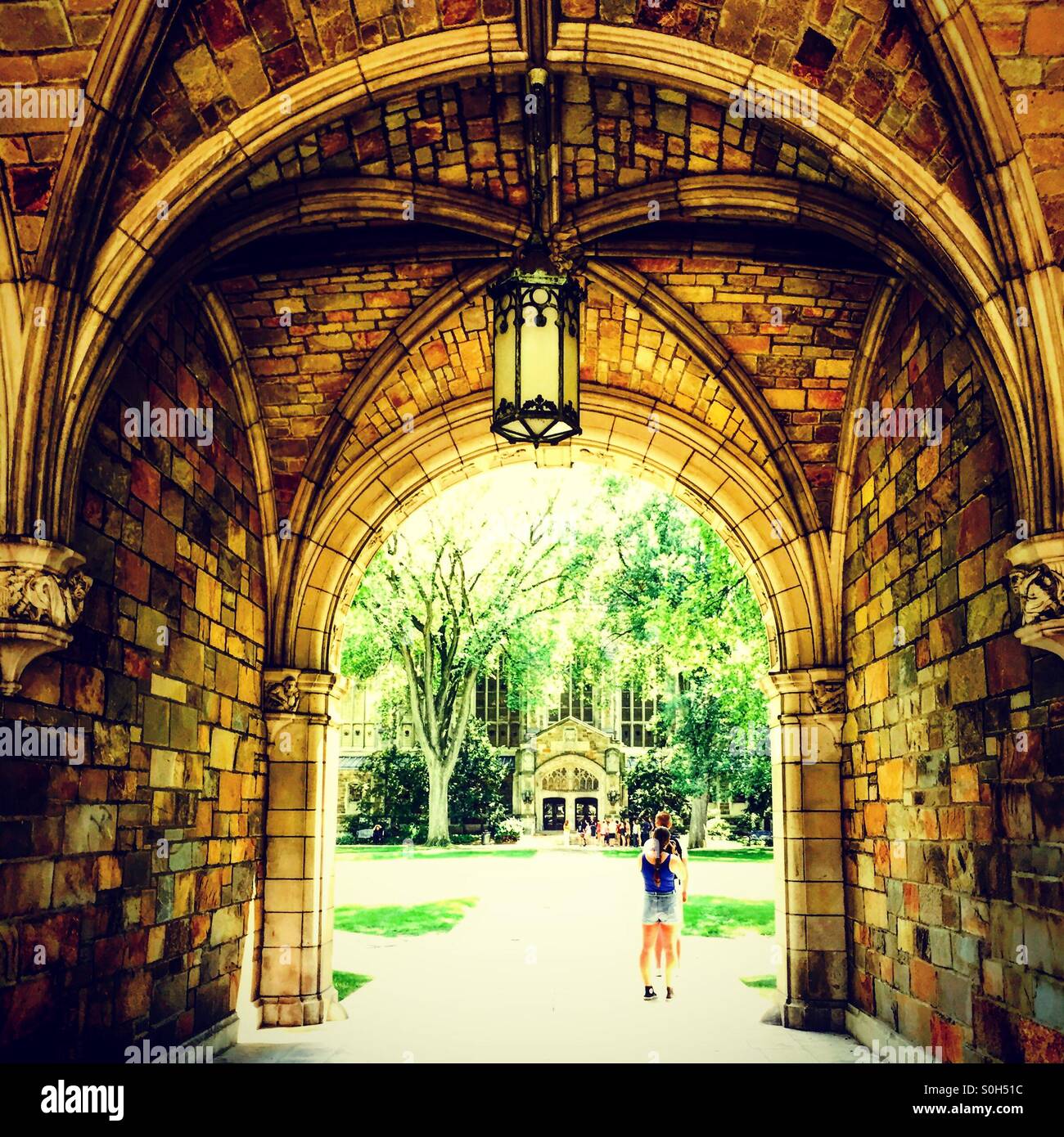 Law Quad Ann Arbor Stock Photo Alamy