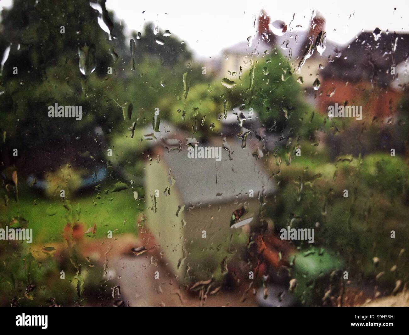 Rainy day - Smartphone Captured Stock Image